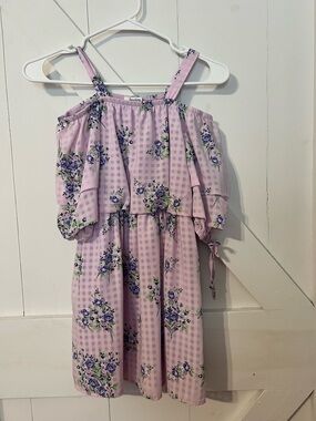 Speechless Kids Lavender Floral dress